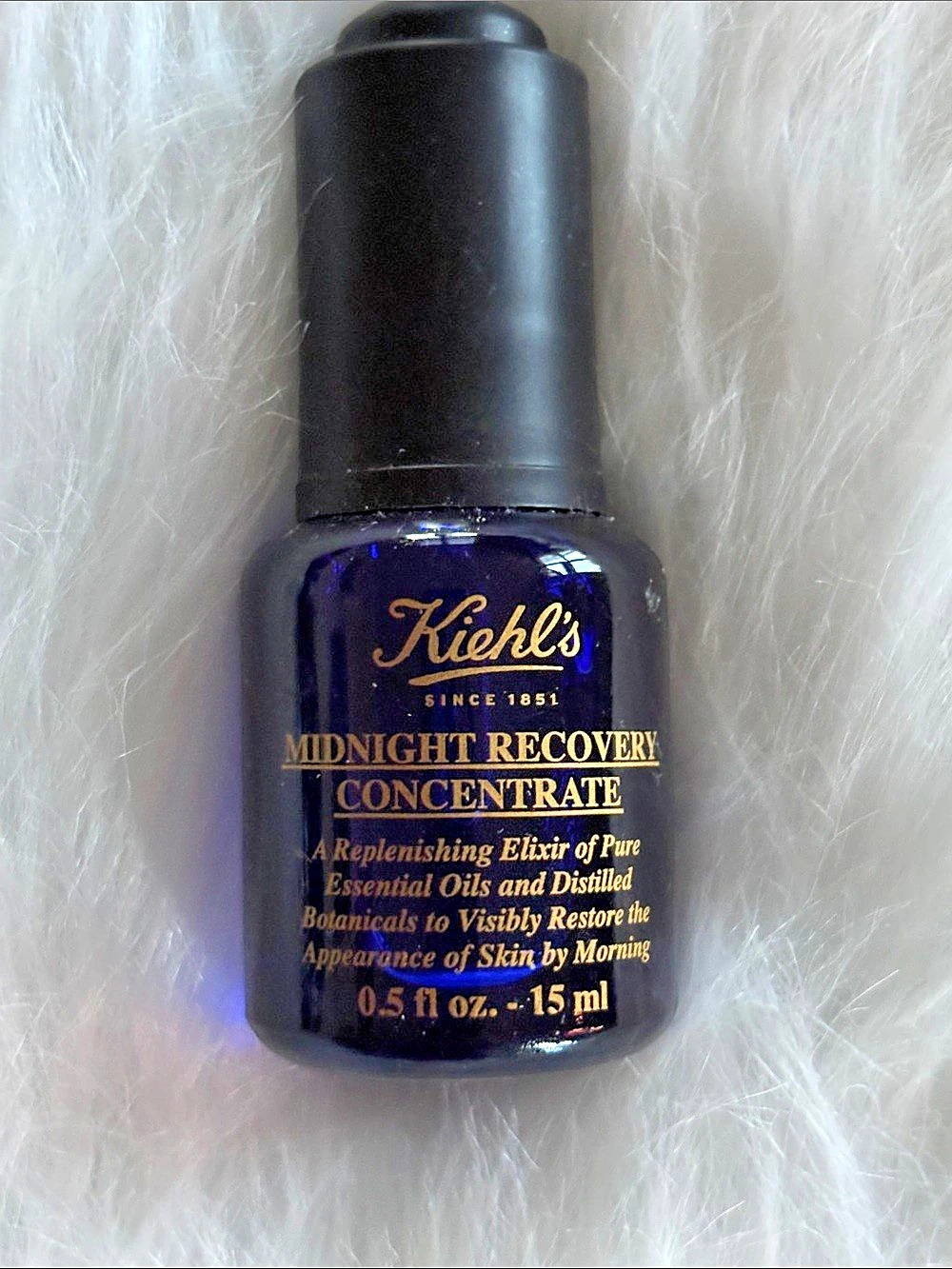 Kiehl's Midnight Recovery Concentrate Facial Oil 0.5 oz new no box
